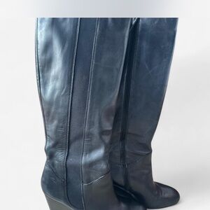 Franco Sarto Black Over the Knee Boots